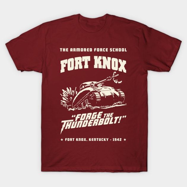 Fort Knox Tank School T-Shirt by jagerjg26